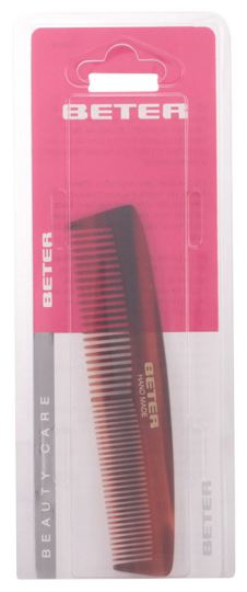 Celluloid styling comb 13 cm