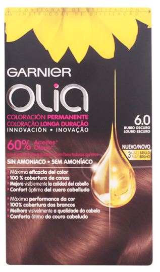 Permanent Hair Dye Olia 6.0 Dark Blonde