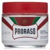 Red Pre Shave Cream with Sandalwood and shea butter 100 ml