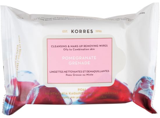 Pomegranate Make-up Remover Cleansing Wipes 25 units