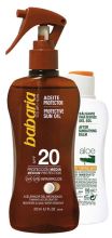 Coconut Protector Oil Spf 20 of 200 ml + 1 Piece