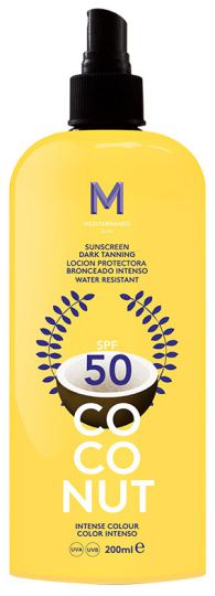 Dark Tan Coconut Sunscreen Spf50 200ml