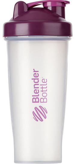 BlenderBottle 28oz Classic Shaker Cup Clear/Purple 