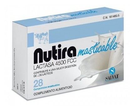 Lactase Nutira 4500Fcc 28 Chewable Tablets