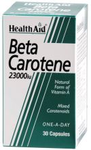 Beta-Carotene 23.000Ui 30cap. Health Aid