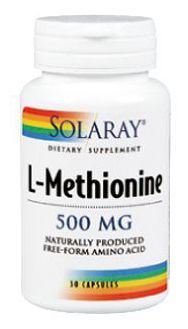 L-Methionine 500 mg 30 Capsules