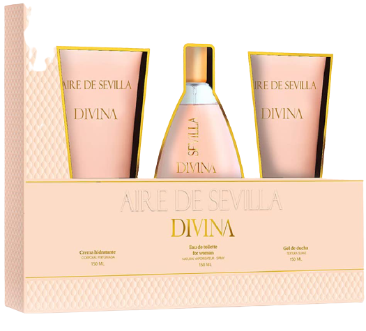 Divina Eau de Toilette Spray Set 150 ml + 3 pieces