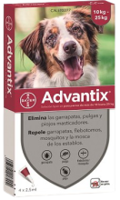 Advantix Solucion Spot-on para perros de más de 10 hasta 25 Kg